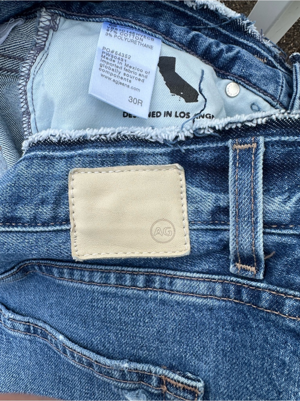 AG Adriano Goldschmied Clove Jeans Size 30 Relaxed Vintage Straight High Rise - Picture 8 of 13